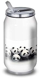 Gourde/Bouteille d'eau en Aluminium - Acier Inoxydable (thermos 24h) réutilisable 330ml à 750ml, (Aluminium, Canette S 330ml)