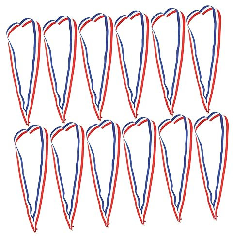 ABOOFAN 12stücke Medaillenband Für Wettbewerbe Sportveranstaltungen Party Zubehör Leicht Tragbar Vielseitig Einsetzbar Schlüsselanhänger Ausweishalter