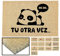 LUCA HOME - Felpudo Entrada casa Original y Divertido de Coco Natural - Felpudo Oso Panda 33x60 - Ideal para Puertas de Exteriores Cubiertas, pasillos y entradas de hogares