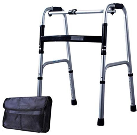 SePkus Zusammenklappbarer, Leichter Aluminium-Gehrahmen ohne Räder – höhenverstellbar, Mobilitätshilfen, interessanter Rollator