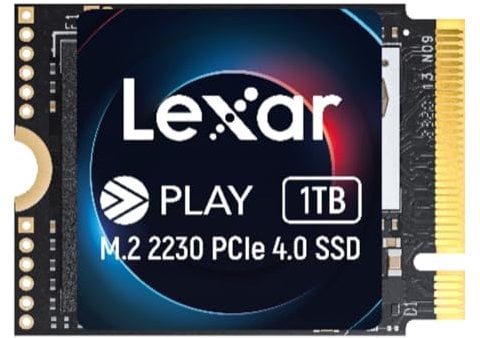 Lexar Play 2230 PCIe 4.0 Interne SSD 1TB, M.2 2230 PCIe Gen4x4 SSD, bis zu 5200 MB/s Lesen, 4700 MB/s Schreiben, Interne Solid State Laufwerk kompatibel Steam Deck, ASUS ROG Ally (LNMPLAY001T-RNNNG)