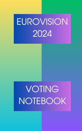 Eurovision 2024 - Voting Notebook: You be the Jury! 5x8 inch voting book