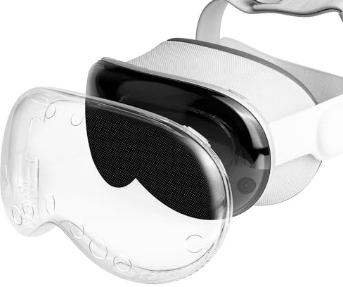 SOULWIT Copertura Protettiva in TPU per Apple Vision Pro - Schermo Protezione delle Cuffie VR, Cover Accessorio durevole e sottile, non influenzato dalle scansioni di tracciamento