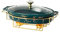Keramik-Chafer mit Marmorimitat – Chafing Dish Buffet-Set für Hochzeiten, Partys, Bankette, Catering-Events – Buffet-Wärmer-Set