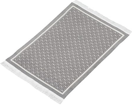 Miniaturen für Puppenhäuser und Wichtelstuben oder Geschenkgutscheine · DIY Miniwelt · Teppich 10 x 15 cm grau