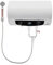TESUGN Chauffe-eau électrique 30 l, 220 V 2000 W, chauffe-eau intelligent, fixation murale horizontale, équipé d'un robinet, d'une pomme de douche, de 3 tuyaux