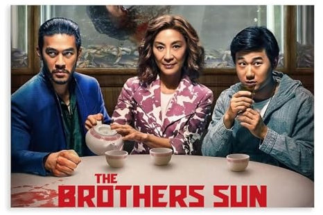 BVXHZOTB TV-Serie The Brothers Sun Poster 2 Leinwandposter Wandkunst Dekor Druck Bild Gemälde für Wohnzimmer Schlafzimmer Dekoration 50 x 75 cm