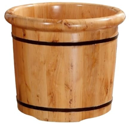 Foot Bath Pedicure Bowl Wooden Foot Basin Foot Tub Pedicure Bowl Spa Massage Pedicure Barrels Household Foot Bath Foot Bath Bowl Foot Basin