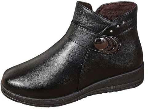 EJIMUQO Regalini Natale Colleghe Stivali Donna Marroni Tacco Basso Stivali Tacco Alto Morbidi Stivali Bimba 22 Neri Stivali Stile Cowboy Donna Vera Pelle Stivali Vera Pelle Donna Con Tacco