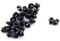 SHENGG 100 stücke 13x7mm Felge Nieten Muttern Bolzen Lippe Schraube Bolzen Mutter Kappe Reifen Auto Clips Fit for D010 Externe Teile Auto Zubehör(Black)