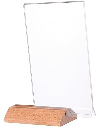 PartyKindom Elegante Acryl Tisch Menü Knoten-förmigen Display-ständer Für Supermarkt Hochzeit