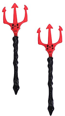 DEARMAMY Accesorios Cosplay Halloween Juguetes Simulación Tridente Tenedor Fiesta