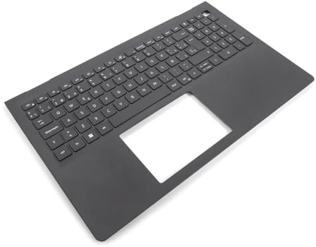 Dell Vostro 15-3510/3250/3530-Series Palmrest & SPANISH Backlit Keyboard - 088YX6 (06Y9G) - Black (Renewed)