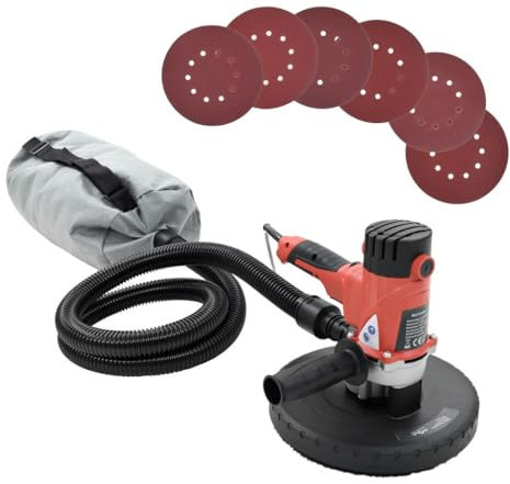 Snsowed Levigatrice per Cartongesso con Aspiratore 1200 W,Levigatrice,Articoli di ferramenta,Utensili,Smerigliatrici-142934