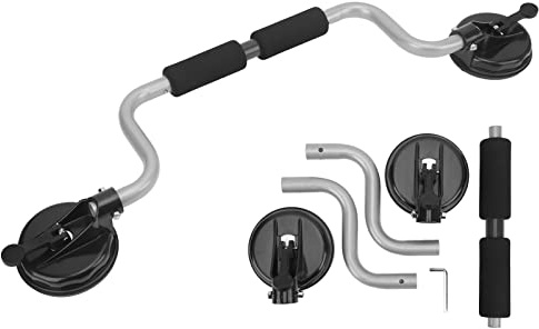 Yosoo Health Gear Support de Rouleau de Kayak avec Ventouse, Rouleau D'assistance de Charge de Kayak Facile à Assembler pour Galerie de Toit de Voiture (KY‑OE04‑S Argent)