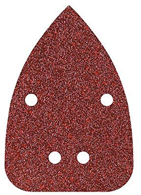 wolfcraft 10 Easy-Fix Sanding Sheets for wood/metal, 96 x 136 mm, grain 120 I 1763000