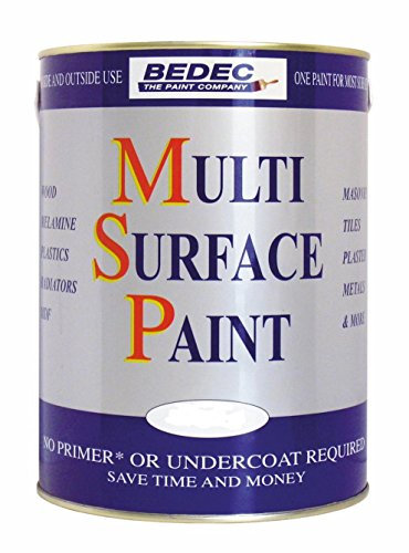 Bedec BEDE2KC0003/70 Multi Surface Paint Matt ,Black ,2.5 Litre