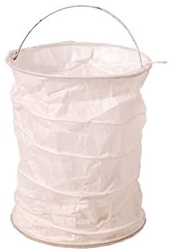 kadoh Papier-Lampion (1 St.) • Lichtertüte in Weiß • Partydeko für Hochzeit, Halloween, Fasching • Größe M