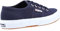 Superga Herren 2750 COTU Classic Sneaker, Blau (Navy-White F43), 44.5 EU