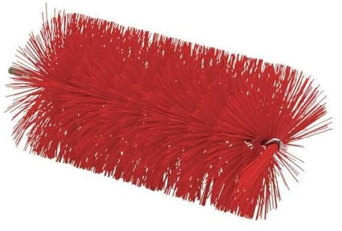 Vikan, Red Tube Brush,for Flexible Handles,3.5, 5391