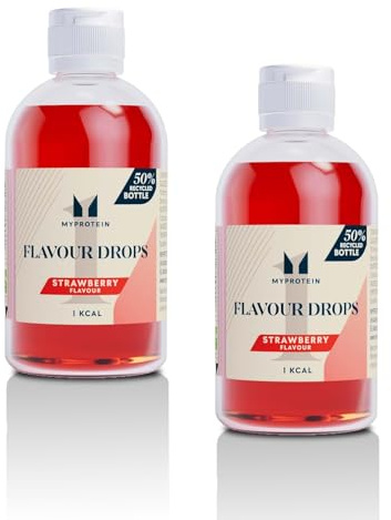 Myprotein Flavdrops, Strawberry, 2er Pack, 2x50ml