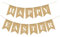 luoem Happy Easter Ostern Jute Banner Jute Wimpelkette Girlande Flaggen für Ostern Dekorationen Partyzubehör