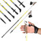 Nordic Walking Stöcke Premium White - hochwertige Qualität - Superleicht - auswählbar mit Tragetasche - Walking Sticks (Nordic Walking Stöcke + Tasche)