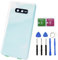 Ubrokeifixit -Gehäuse für die hintere Glasabdeckung mit Kamera-Glaslinse für Samsung Galaxy S10e 5,8 Zoll G970U G970W G970F G970U1 G970F/DS G9700 (nicht für S10 15,5 cm/S10+ 16,3 cm) (weiÃŸ)
