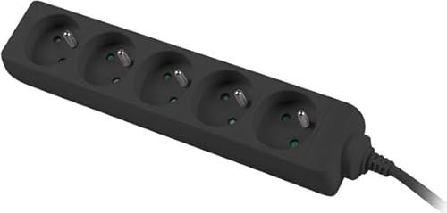 Lanberg 3M Black 5X 230V LANTER Verlängerung PL. Kabel from Full Copper