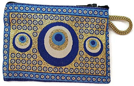 Mystic Jewels Geldbörse für Karten, Schlüssel, Metall, Motiv: Teppich, traditionell, 8 x 11 cm
