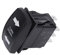 Foruly Interruttore a bilanciere con indicatore di direzione LED verde acceso/spento/acceso a 4 pin per ATV UTV trattore golf cart fuoristrada motore universale interruttore interno indicatore di
