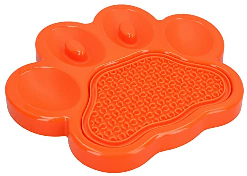 Orange Paw Interactive Dog Slow Feeder & Lick Mat Dog Food Accessories