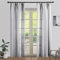 MRTREES Curtains Living Room Gardinen mit Kräuselband Für Schiene Vorhänge 2er Set 245x140 cm Scheibengardinen Modern Wohnzimmer Vorhang Grau und Weiß