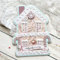KSCRAFT Lebkuchenhaus Mini Album Metall Stanzformen Schablonen für DIY Scrapbooking Dekorative Prägung DIY Papier Karte