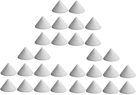 EXCEART 50pièces Lot De Clous Réfractaires Pour Four À Poterie Outils De Support Pour Poterie Céramique Accessoires Pratiques Pour Frittage De Outils De Durables
