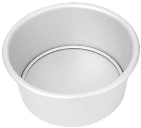 Alipis Moule À Gâteau Rond De 15 Cm Fond Amovible En Aluminium Anodisé Facile À Démouler Et À Nettoyer Pour Gâteaux De Mariage