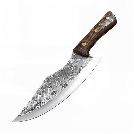 Mit hohem Kohlenstoffgehalt verkleideter Stahl, Hackmesser, Metzgermesser, Schneiden von Fleisch, Fischschneider, Obstmesser, Outdoor-Jagdbeil mit Holzgriff