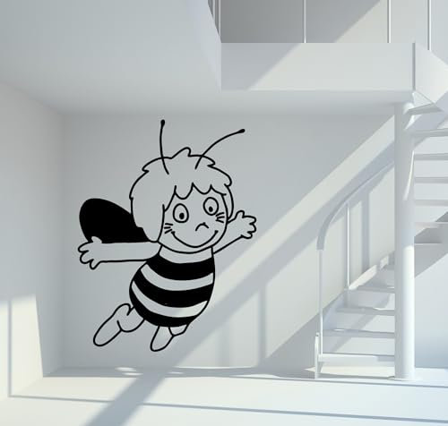 Wandtattoo Biene Maja Größe S - ca. 30cm x 23cm