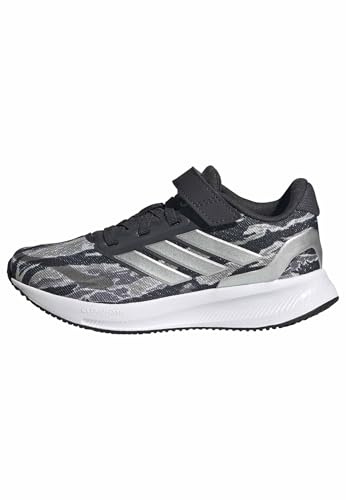 adidas Unisex Kids RUNFALCON 5 Shoes Children, Silver Pebble/Silver Metallic/Carbon, 13 UK Child