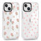 Foonary 2 Pack Clear Print Phone Case for iPhone 15 6.1,Soft Silicone with Flowers Love Design Aesthetics Transparent Pattern Cases,Shockproof Bumper Protector Cover for iPhone 15 Floral Girls