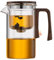 CAKEEYUM Teiera Magnetica con Manico e beccuccio 720ml Teiera in Vetro con infusore per tè Sfuso Lavabile Staccabile Resistente al Calore con Coperchio per casa, Ufficio, Sala da tè Magnetic