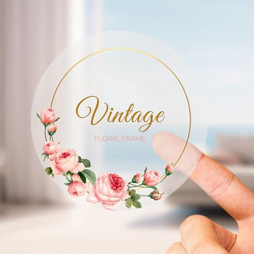 Personalisierte Aufkleber 30-240 Stück Gestalten Sie Ihr eigenes Bild, Logo, Text, individuelle Aufkleber mit Firmenlogo (Transparent)