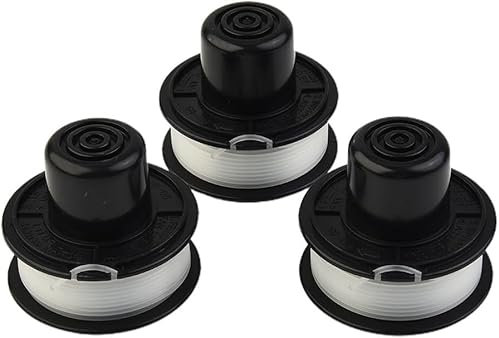 Daaxing Lot de 3/6/9 têtes de débroussailleuse Black & Decker A6226 GL250 GL310 GL360, bobine et fil de rechange pour débroussailleuse