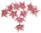 DRESSOOS 10stücke Teiliges Glitzernde Weihnachtsblumen Poinsettia Für Weihnachtsbaumdekoration Künstliche Weihnachtsblumen Für Festliche Anlässe Geeignet Für Zuhause Und