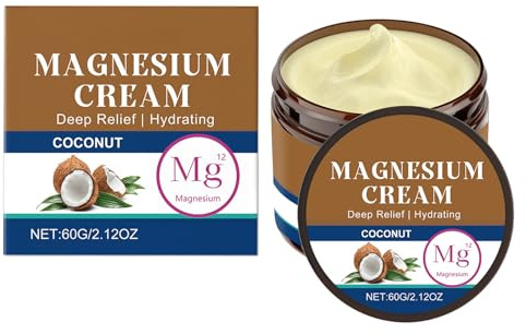 Magnesiumbuttercreme für Schlaf, Schlaflotion, Nachtcreme, leicht und glatt, beruhigt müde Muskeln, 60 g, für den Alltag, Hand und Bein