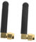 Tofficu 2Pièces Antenne SMA Aérienne Radio Universelle Remplacement Haut Gain pour Signal WiFi