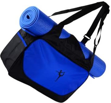 AMSLSIU Durable Yoga Mat Bag Yoga Mat Protected and Secure Cloth Sport Bags Sports Bag Made with Oxford Cloth Easy to Carry, Dark Blue