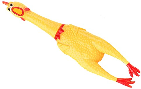 SPYMINNPOO Quietschendes Huhn, Spielzeug Zum Stressabbau, Langlebig, Sicherheit, Quietschendes Huhn für, Material (M)