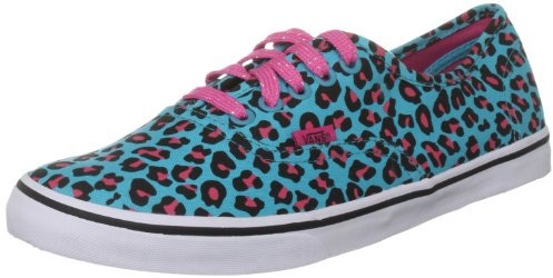 Vans Tela Autentico Lo PRO, Scarpe da Skateboard Unisex-Adulto, Ghepardo Scuba Blu Rosa, 40 EU