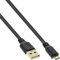 InLine 31750F Câble plat micro USB 2.0 Fiche USB A vers fiche micro B 5 m